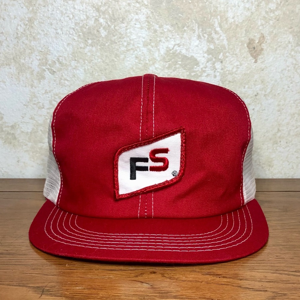 Vintage FS Seed mesh snap back trucker hat cap- Hat A